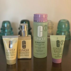 Clinique face soap and lotion (never opened)